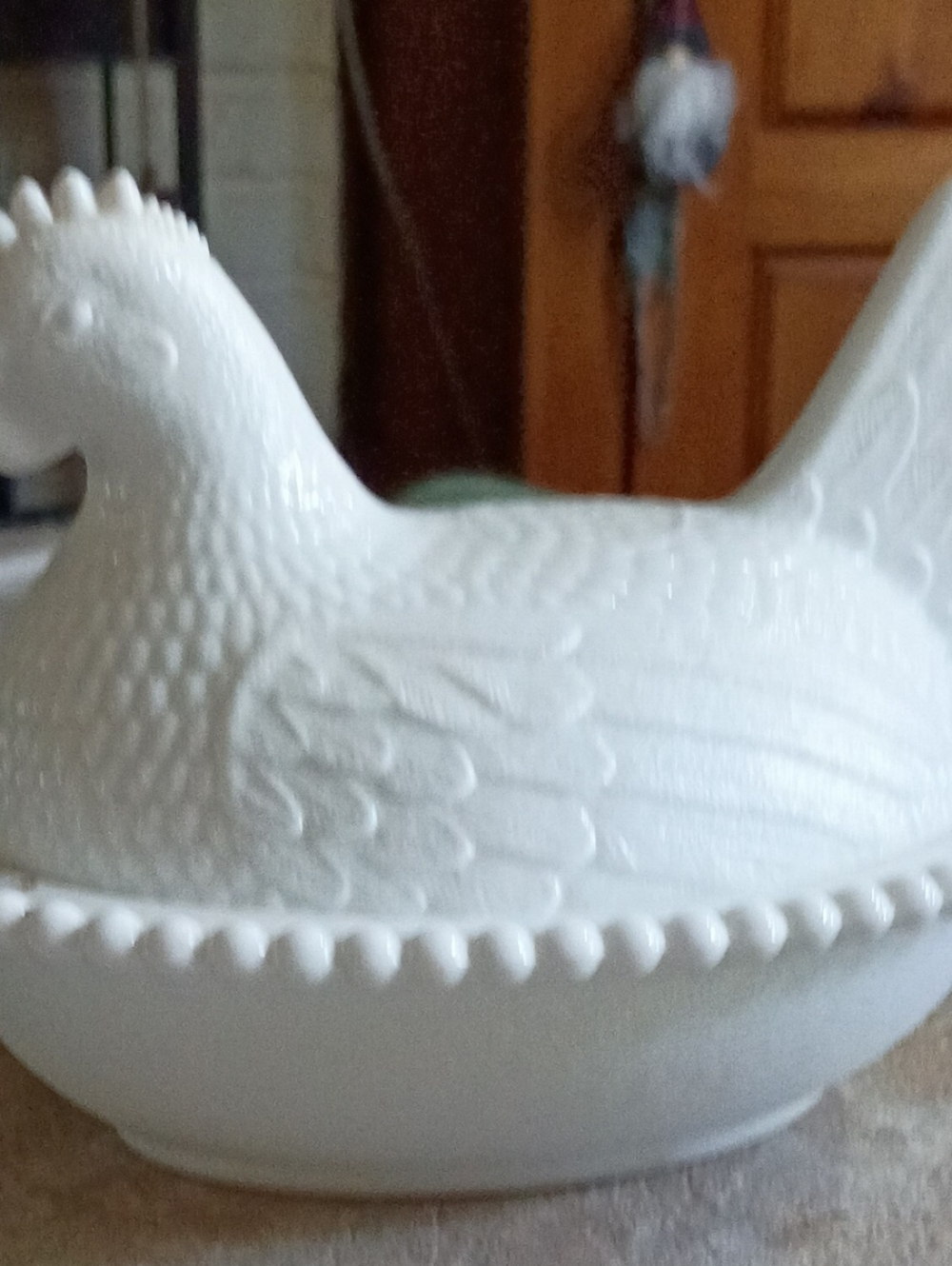 Indiana Glass Hen On Nest